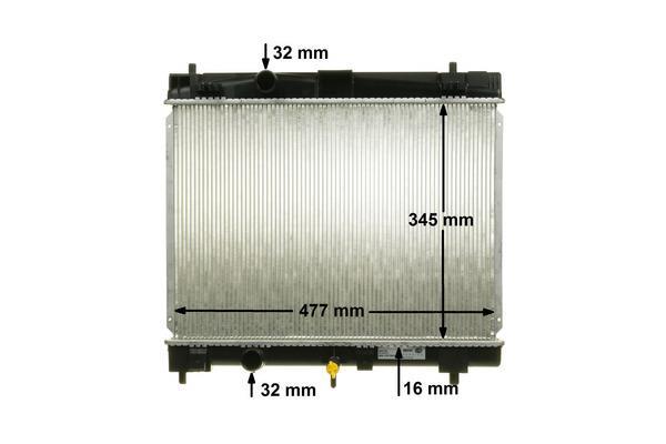 Radiateur moteur (Radiateur de refroidissement) MAHLE Aftermarket CR 1860 000S