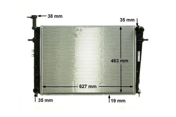 Radiateur moteur (Radiateur de refroidissement) MAHLE Aftermarket CR 1862 000P