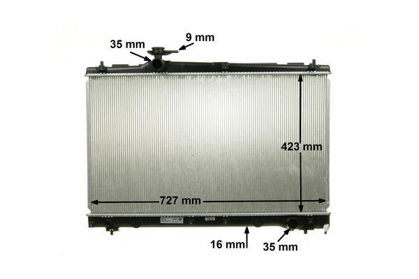 Radiateur moteur (Radiateur de refroidissement) MAHLE Aftermarket CR 1866 000S