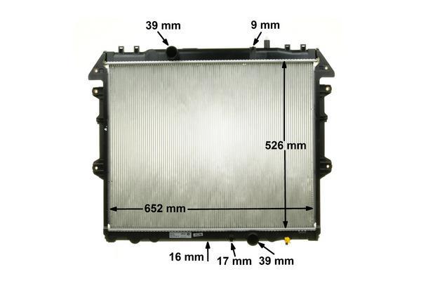 Radiateur moteur (Radiateur de refroidissement) MAHLE Aftermarket CR 1867 000S