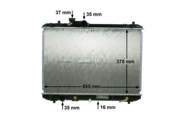 Radiateur moteur (Radiateur de refroidissement) MAHLE Aftermarket CR 1870 000S