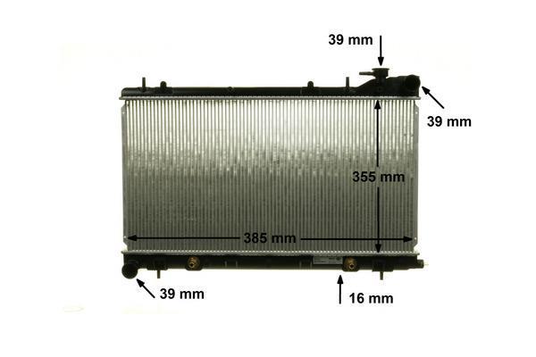 Radiateur moteur (Radiateur de refroidissement) MAHLE Aftermarket CR 1874 000S