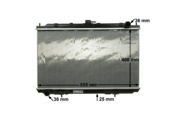 Radiateur moteur (Radiateur de refroidissement) MAHLE Aftermarket ref. CR 1876 000S