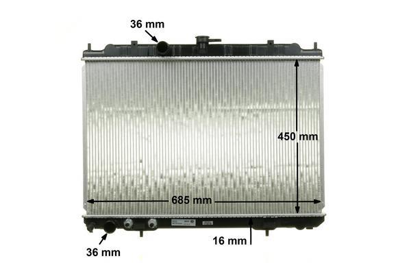 Radiateur moteur (Radiateur de refroidissement) MAHLE Aftermarket CR 1877 000S