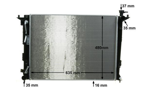 Radiateur moteur (Radiateur de refroidissement) MAHLE Aftermarket CR 1890 000S