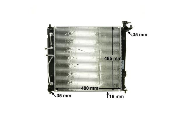 Radiateur moteur (Radiateur de refroidissement) MAHLE Aftermarket ref. CR 1892 000S