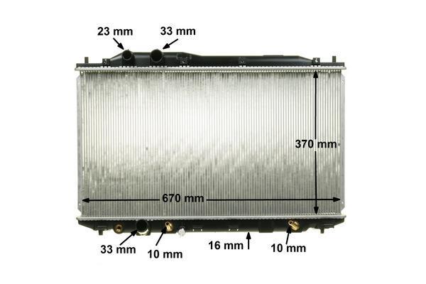 Radiateur moteur (Radiateur de refroidissement) MAHLE Aftermarket CR 1894 000S