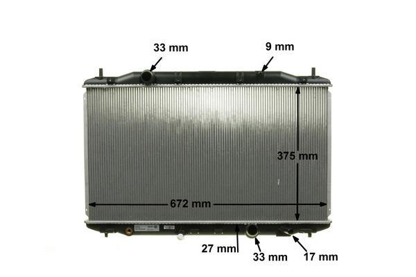 Radiateur moteur (Radiateur de refroidissement) MAHLE Aftermarket CR 1895 000S