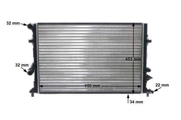 Radiateur moteur (Radiateur de refroidissement) MAHLE Aftermarket ref. CR 1899 000S
