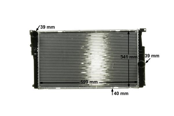Radiateur moteur (Radiateur de refroidissement) MAHLE Aftermarket ref. CR 1908 000P