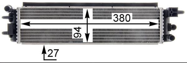 Radiateur moteur (Radiateur de refroidissement) MAHLE Aftermarket CR 1969 000P