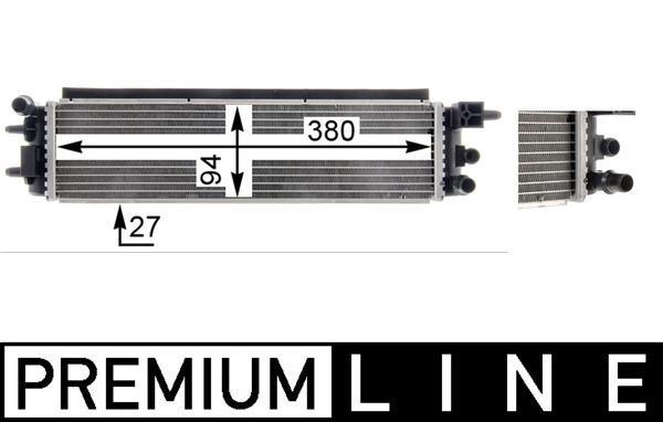 Radiateur moteur (Radiateur de refroidissement) MAHLE Aftermarket CR 1969 000P