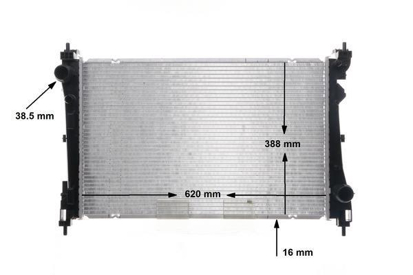 Radiateur moteur (Radiateur de refroidissement) MAHLE Aftermarket ref. CR 2003 000S