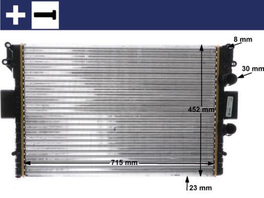 Radiateur moteur (Radiateur de refroidissement) MAHLE Aftermarket ref. CR 2006 000S