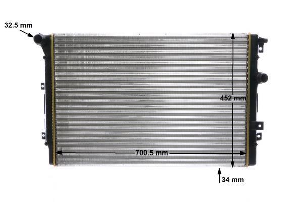 Radiateur moteur (Radiateur de refroidissement) MAHLE Aftermarket CR 2032 000S