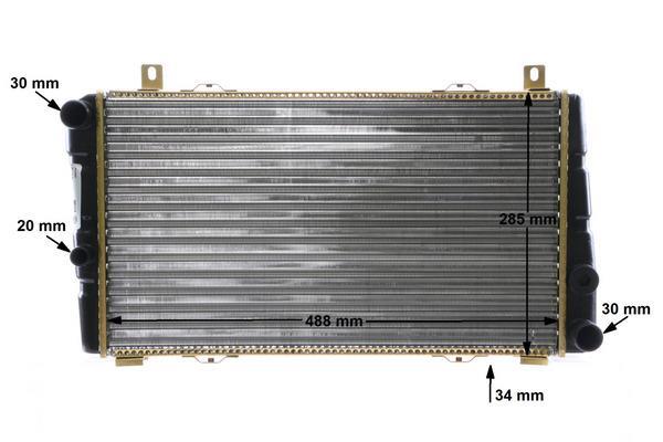 Radiateur moteur (Radiateur de refroidissement) MAHLE Aftermarket CR 2034 000S