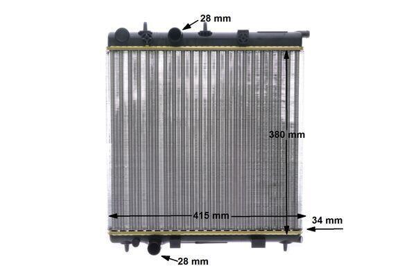 Radiateur moteur (Radiateur de refroidissement) MAHLE Aftermarket CR 2036 000S