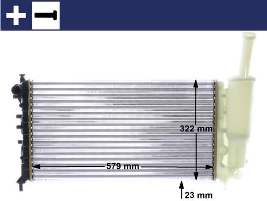 Radiateur moteur (Radiateur de refroidissement) MAHLE Aftermarket CR 2037 000S