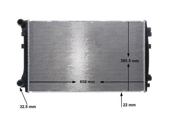 Radiateur moteur (Radiateur de refroidissement) MAHLE Aftermarket CR 2054 000S
