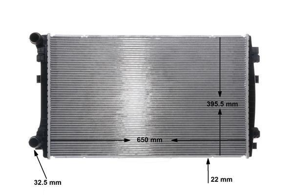 Radiateur moteur (Radiateur de refroidissement) MAHLE Aftermarket CR 2054 000S