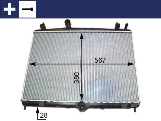 Radiateur moteur (Radiateur de refroidissement) MAHLE Aftermarket CR 2113 000S