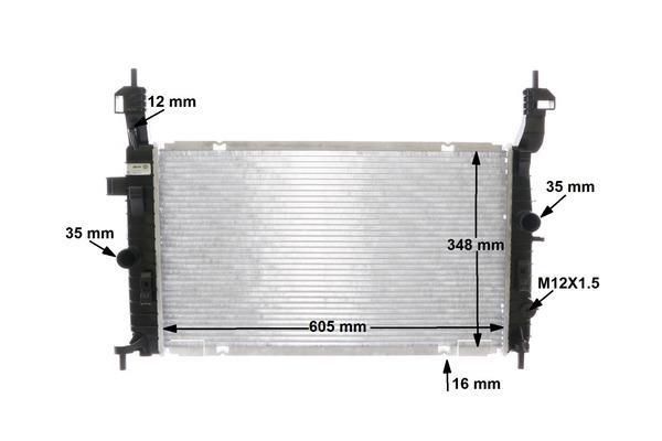 Radiateur moteur (Radiateur de refroidissement) MAHLE Aftermarket CR 2119 000S