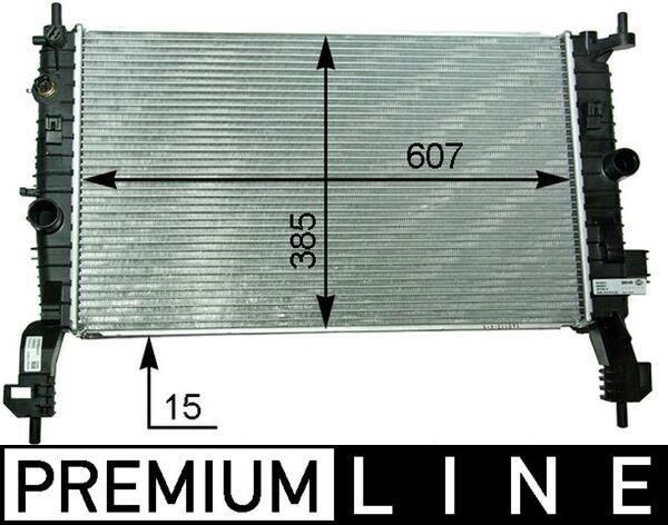Radiateur moteur (Radiateur de refroidissement) MAHLE Aftermarket CR 2120 000P