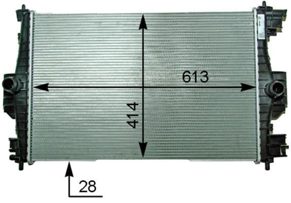 Radiateur moteur (Radiateur de refroidissement) MAHLE Aftermarket ref. CR 2121 000P