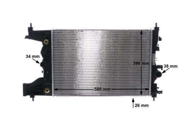 Radiateur moteur (Radiateur de refroidissement) MAHLE Aftermarket CR 2123 000S