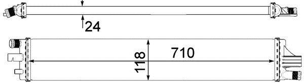 Radiateur moteur (Radiateur de refroidissement) MAHLE Aftermarket CR 2163 000P