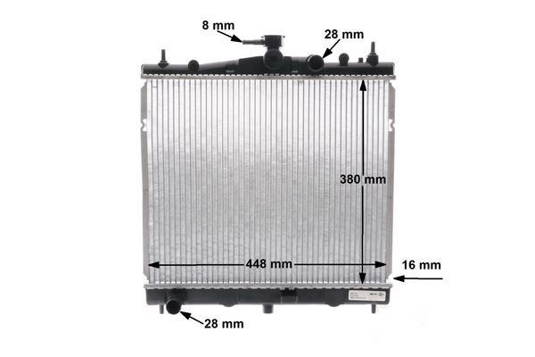 Radiateur moteur (Radiateur de refroidissement) MAHLE Aftermarket CR 2164 000S