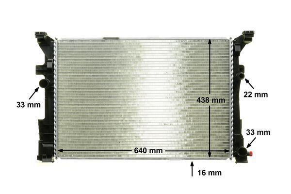 Radiateur moteur (Radiateur de refroidissement) MAHLE Aftermarket CR 2169 000P