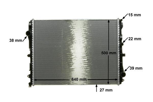 Radiateur moteur (Radiateur de refroidissement) MAHLE Aftermarket CR 2172 000P