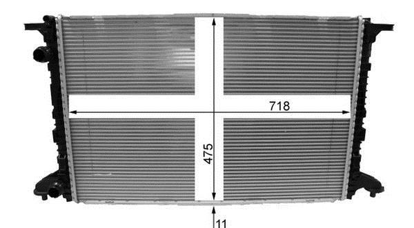 Radiateur moteur (Radiateur de refroidissement) MAHLE Aftermarket CR 2177 000P