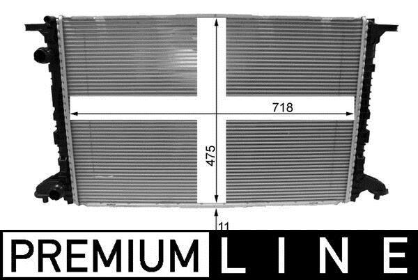 Radiateur moteur (Radiateur de refroidissement) MAHLE Aftermarket CR 2177 000P