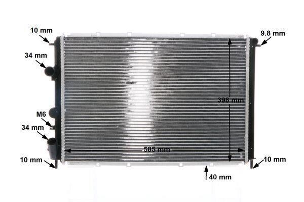 Radiateur moteur (Radiateur de refroidissement) MAHLE Aftermarket CR 2203 000S