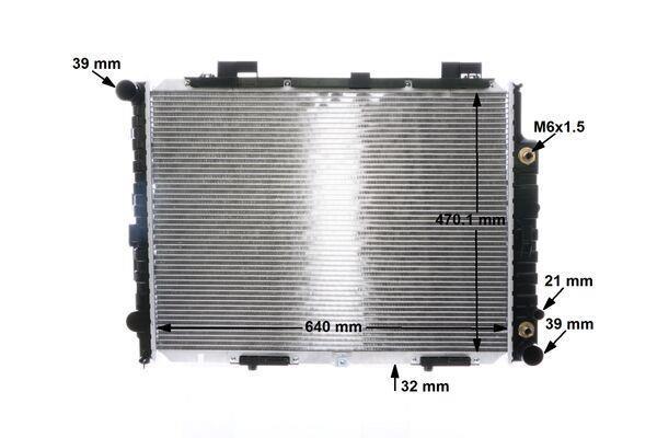 Radiateur moteur (Radiateur de refroidissement) MAHLE Aftermarket CR 2204 001S