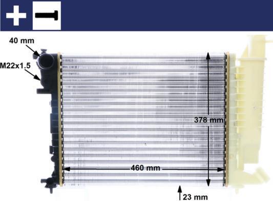 Radiateur moteur (Radiateur de refroidissement) MAHLE Aftermarket CR 2205 000S