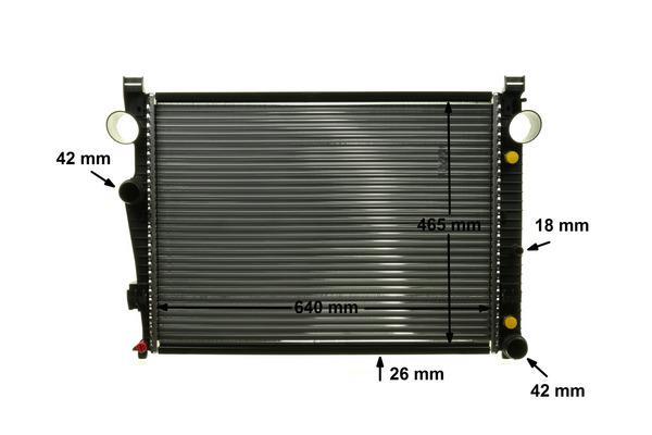 Radiateur moteur (Radiateur de refroidissement) MAHLE Aftermarket CR 2208 000P