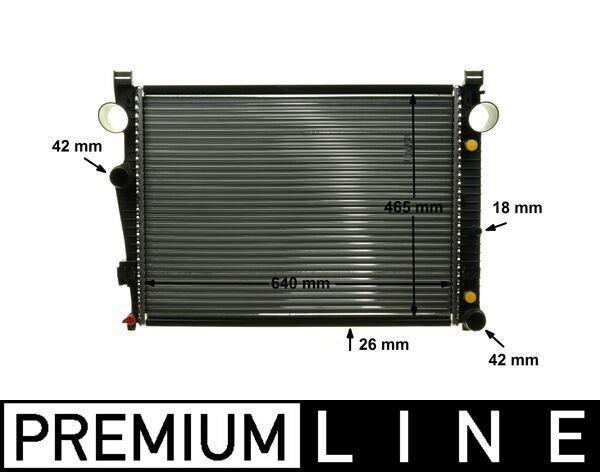 Radiateur moteur (Radiateur de refroidissement) MAHLE Aftermarket CR 2208 000P