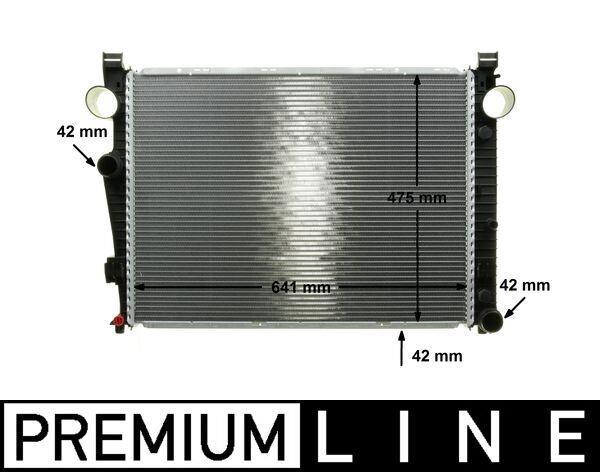 Radiateur moteur (Radiateur de refroidissement) MAHLE Aftermarket CR 226 000P