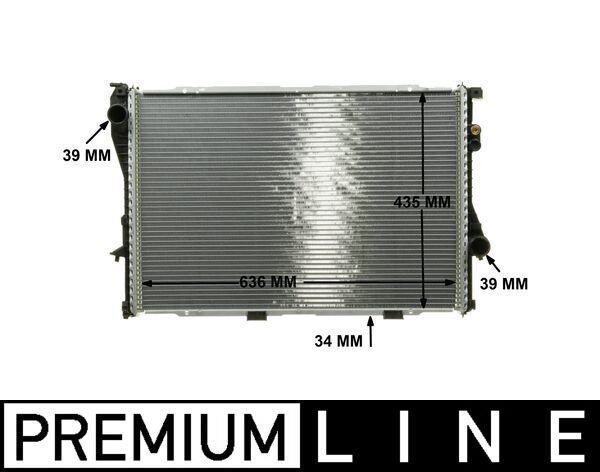 Radiateur moteur (Radiateur de refroidissement) MAHLE Aftermarket CR 242 000P