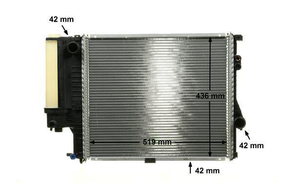 Radiateur moteur (Radiateur de refroidissement) MAHLE Aftermarket CR 244 000P