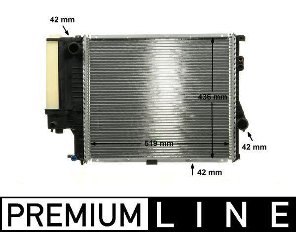 Radiateur moteur (Radiateur de refroidissement) MAHLE Aftermarket CR 244 000P