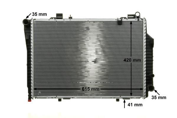 Radiateur moteur (Radiateur de refroidissement) MAHLE Aftermarket CR 249 000P