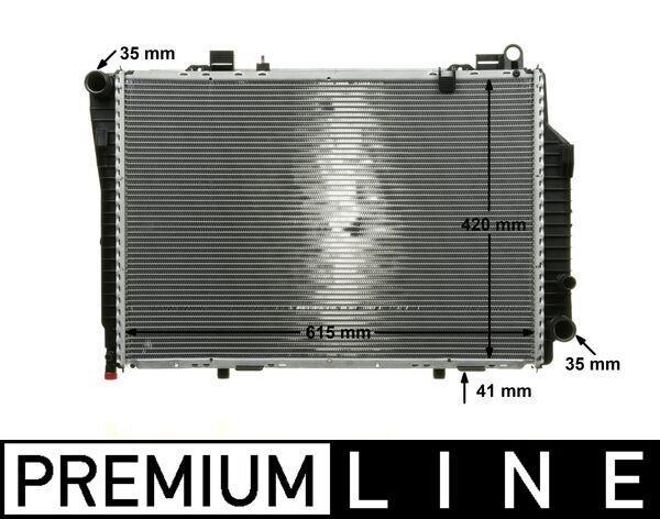 Radiateur moteur (Radiateur de refroidissement) MAHLE Aftermarket CR 249 000P