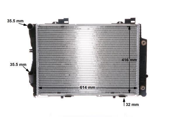 Radiateur moteur (Radiateur de refroidissement) MAHLE Aftermarket CR 250 000S
