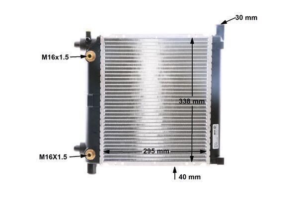 Radiateur moteur (Radiateur de refroidissement) MAHLE Aftermarket ref. CR 255 000S