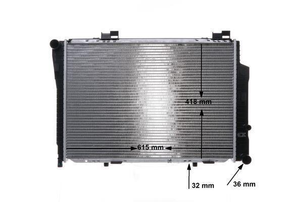 Radiateur moteur (Radiateur de refroidissement) MAHLE Aftermarket CR 270 000P