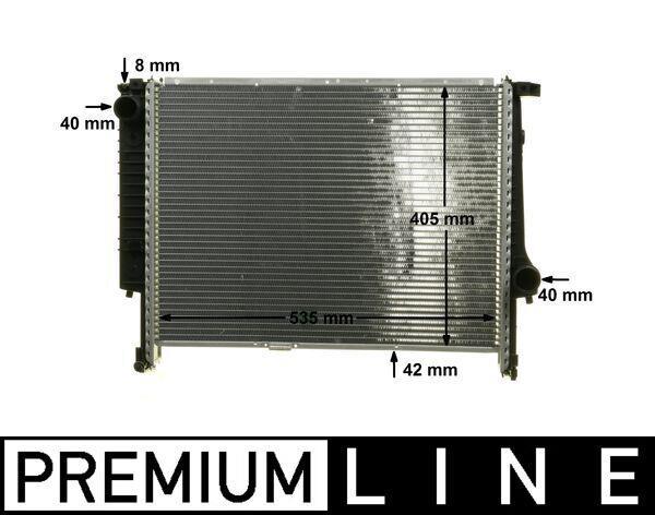 Radiateur moteur (Radiateur de refroidissement) MAHLE Aftermarket CR 277 000P
